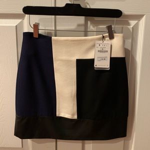 Zara Colorblock Skirt in Small (new with tags)